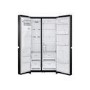 Refurbished LG GSL761MCXV Freestanding 601 Litre 70/30 American Fridge Freezer Black