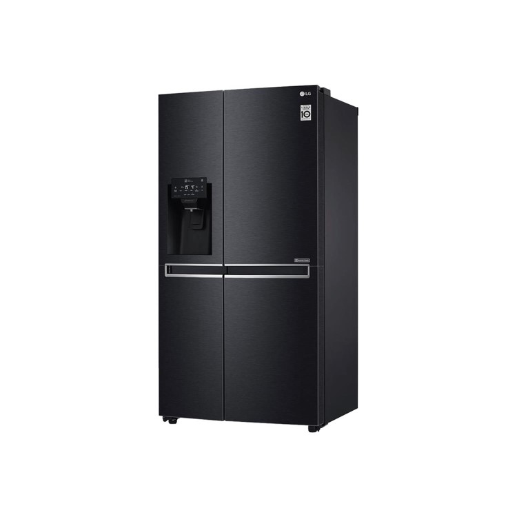 Refurbished LG GSL761MCXV Freestanding 601 Litre 70/30 American Fridge Freezer Black