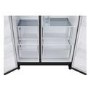 Refurbished LG NatureFRESH 638 Litre Side-by-Side American Fridge Freezer - Matte Black