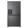 Refurbished LG NatureFRESH 638 Litre Side-by-Side American Fridge Freezer - Matte Black