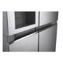 Refurbished LG NatureFRESH 635 Litre Side-by-Side American Fridge Freezer - Shiny Steel