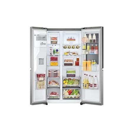 Refurbished LG GSXV80PZLE Freestanding 635 Litre Frost Free American Fridge Freezer