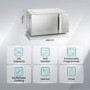 Refurbished Hisense H20MOMSS4HGUK 20L 700W Freestanding Combination Microwave Oven & Grill Silver