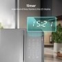 Refurbished Hisense H20MOMSS4HGUK 20L 700W Freestanding Combination Microwave Oven & Grill Silver
