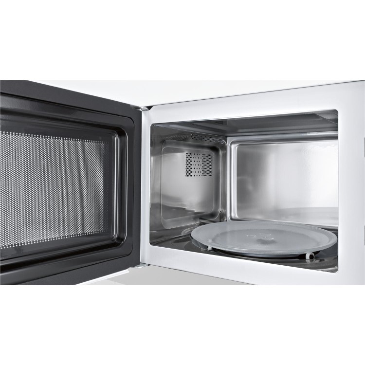 GRADE A2 - Neff H53W50N3GB 800W 17L Built-in Standard Microwave For A 50cm Wide Cabinet Stainless Steel