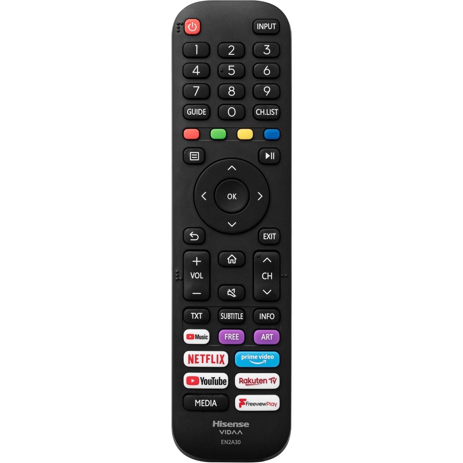 Telecomando ALLIMITY EN3Y39H – Sostituto Per TV Hisense 4K ULED HDR (H43AE6400, H55U7A, Ecc.)