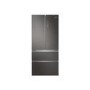Refurbished Haier HB18FGSAAA Freestanding 539 Litre 70/30 Frost Free American Fridge Freezer Stainless Steel