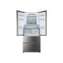 Refurbished Haier HB18FGSAAA Freestanding 539 Litre 70/30 Frost Free American Fridge Freezer Stainless Steel