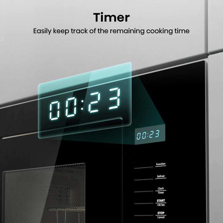 Hisense Built-In 800W Microwave - Black