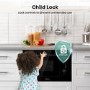 Hisense Built-In 800W Microwave - Black