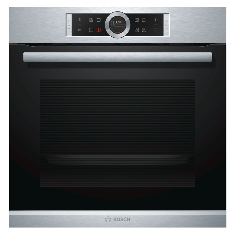 Refurbished Bosch Serie 8 HBG674BS1B Built In Electric Single Oven