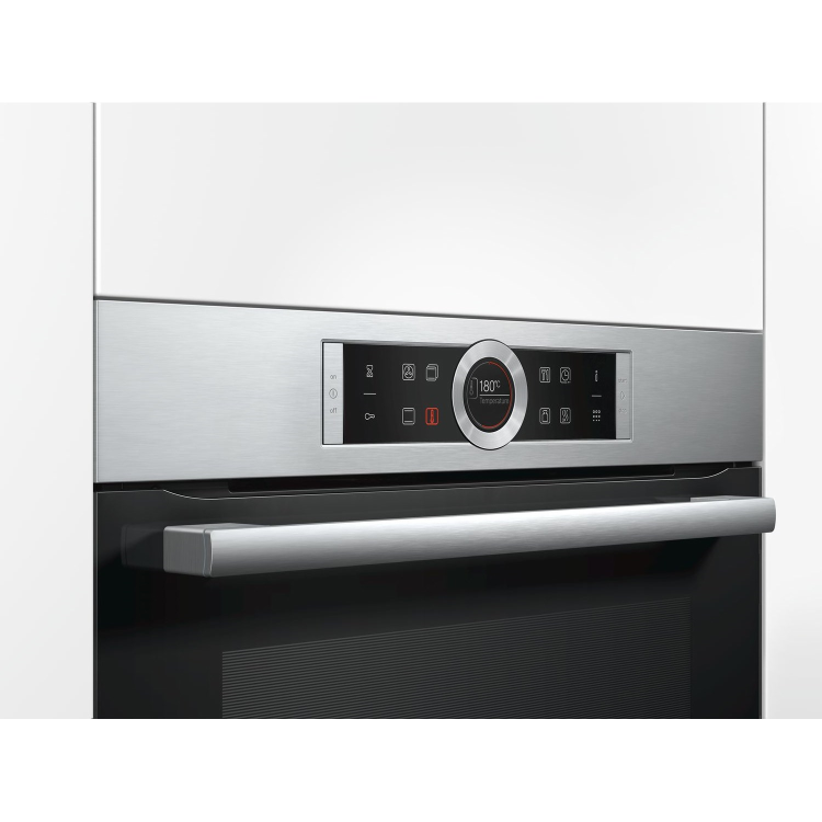 Refurbished Bosch Serie 8 HBG674BS1B Built In Electric Single Oven