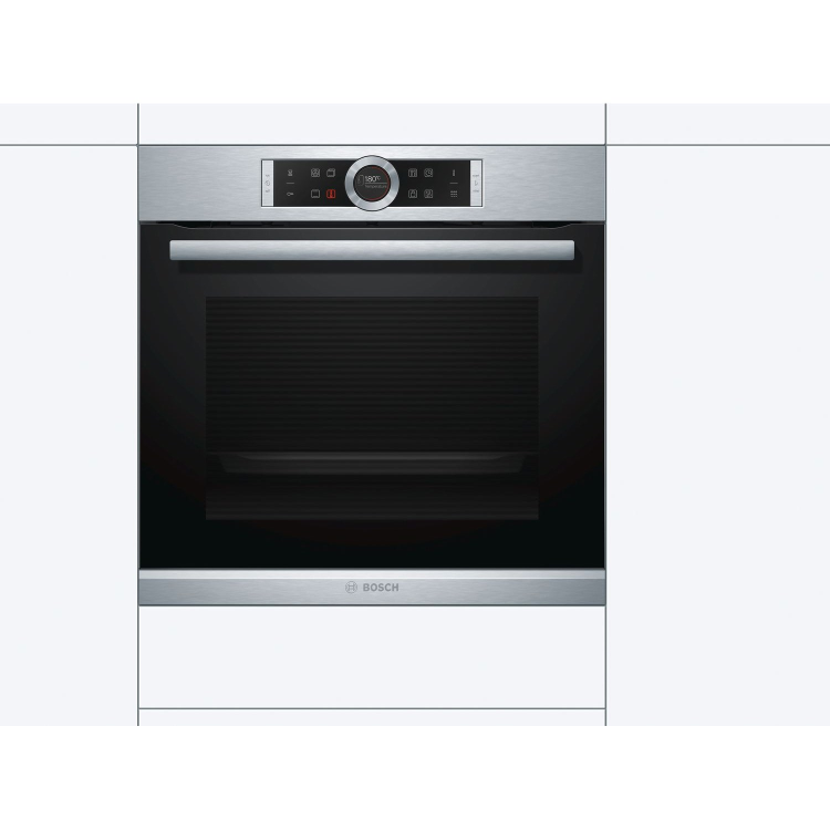 Refurbished Bosch Serie 8 HBG674BS1B Built In Electric Single Oven