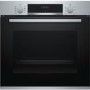 GRADE A1 - Bosch HBS534BS0B Serie 4 Multifunction Electric Built-in Single Oven With Catalytic Cleaning - Stainless Steel