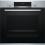 Refurbished Bosch Serie 4 HBS534BS0B 60cm Single Built In Electric Oven Stainless Steel