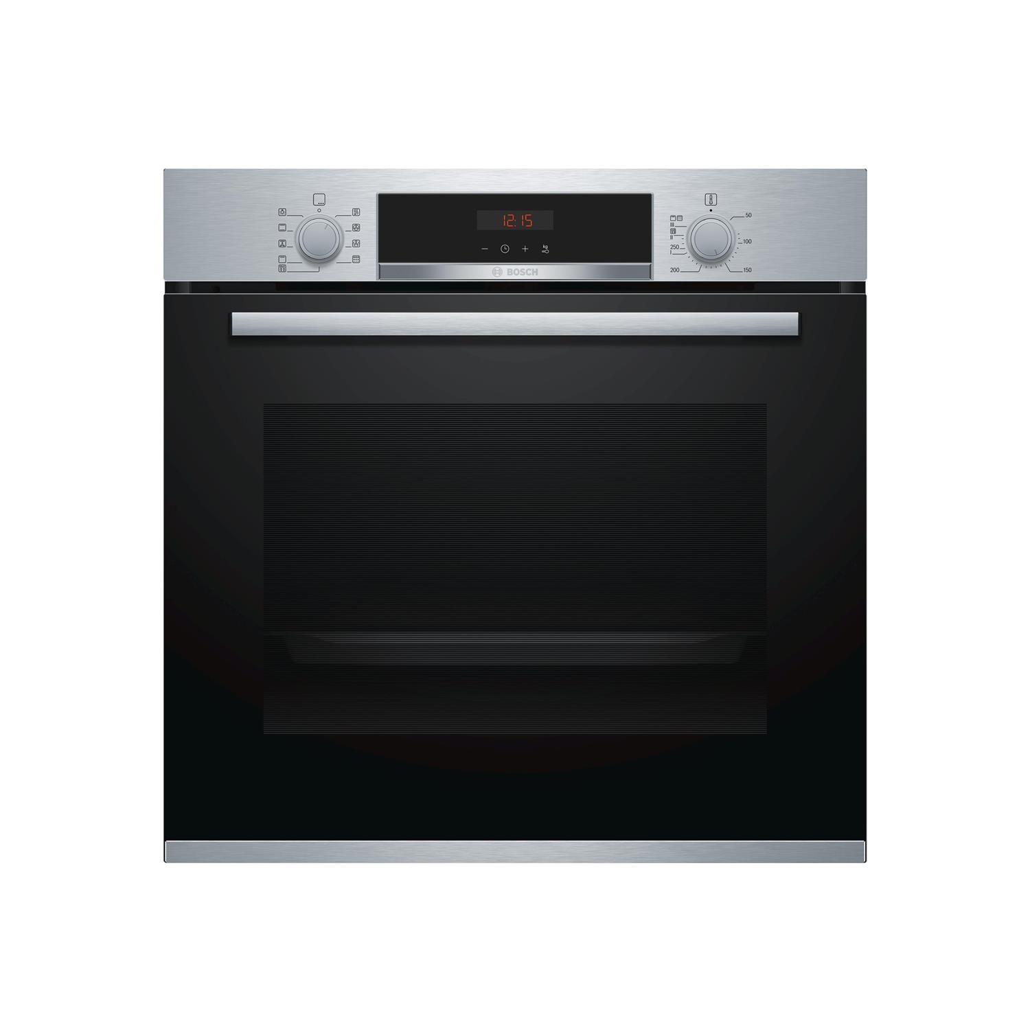 Refurbished Bosch Serie 4 HBS573BS0B 60cm Pyrolytic Single Built-In Electric Oven