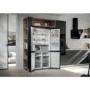 Refurbished Haier Series 3 250 Litre Side-by-Side American Fridge Freezer - Black