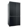 Refurbished Haier Series 3 250 Litre Side-by-Side American Fridge Freezer - Black