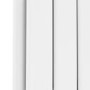GRADE A2 - Riace White Horizontal Flat Designer Radiator 600x884mm Double Panel 3342 BTU
