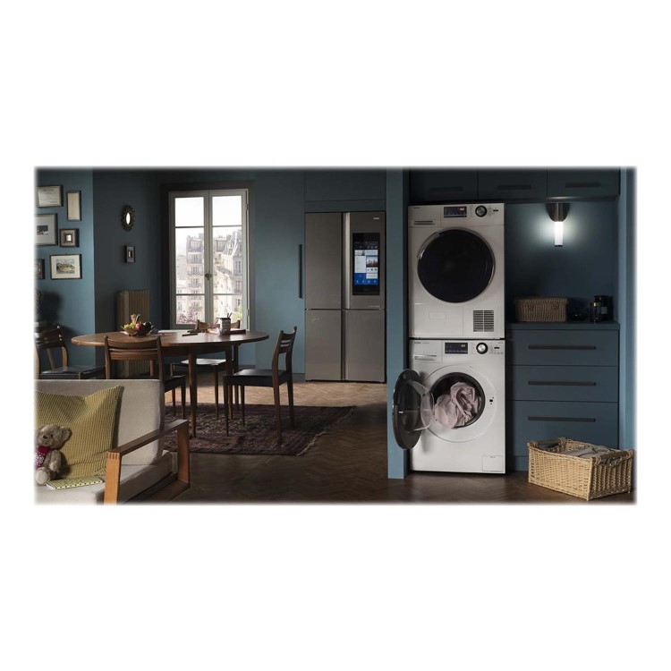 Refurbished Haier HD80-A636 Freestanding Heat Pump 8KG Tumble Dryer