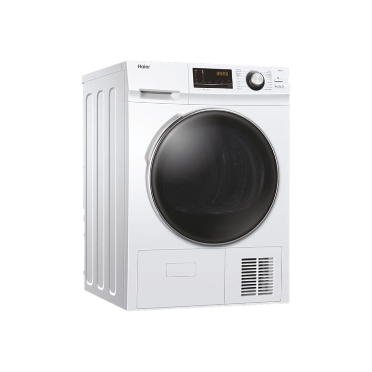 Refurbished Haier HD80-A636 Freestanding Heat Pump 8KG Tumble Dryer
