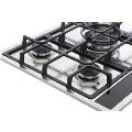 CDA 70cm 5 burner Gas Hob with Wok Burner - Stainless Steel