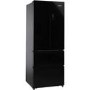 Refurbished Hoover HMN7182IXK Freestanding 404 Litre 60/40 Frost Free Fridge Freezer Black
