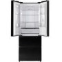 Refurbished Hoover HMN7182IXK Freestanding 404 Litre 60/40 Frost Free Fridge Freezer Black