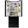 Refurbished Hoover HMN7182IXK Freestanding 404 Litre 60/40 Frost Free Fridge Freezer Black