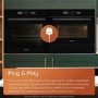 Refurbished Hotpoint Class 4 ActiveMultiflow HOI4S8PM0BUK Electric Single Fan Oven with Air Fry and DualClean - Black