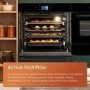 Refurbished Hotpoint Class 6 ActiveMultiflow HOI68PT1SBUK Electric Single Fan Oven with Air Fry and DualClean- Black
