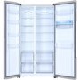 GRADE A2 - Haier HRF-522WS6 Side-by-side American Fridge Freezer With Non-Plumbed Water Dispenser - Silver