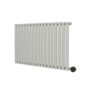 GRADE A2 - Smoked Stone Horizontal Smart Electric Radiator with Wi-Fi Thermostat - 1200W - H600xW1000mm - Bathroom Safe