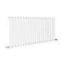 Refurbished Riace White Horizontal Flat Designer Radiator 600x1428mm Single Panel 3337 BTU