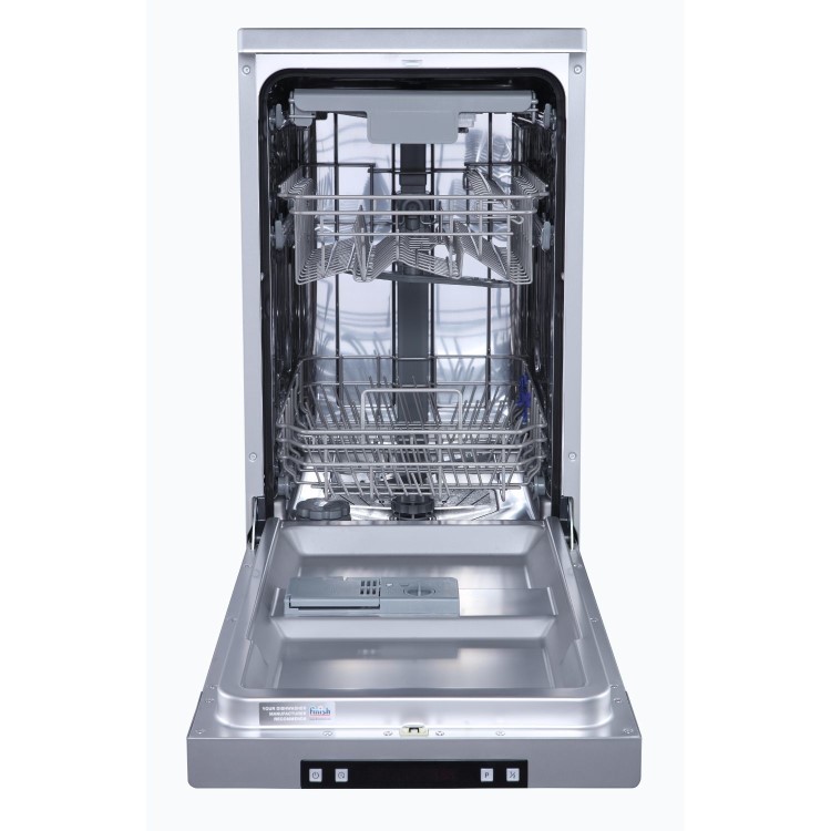 Refurbished Hisense HS523E15XUK 10 Place Freestanding Slimline Dishwasher Stainless Steel