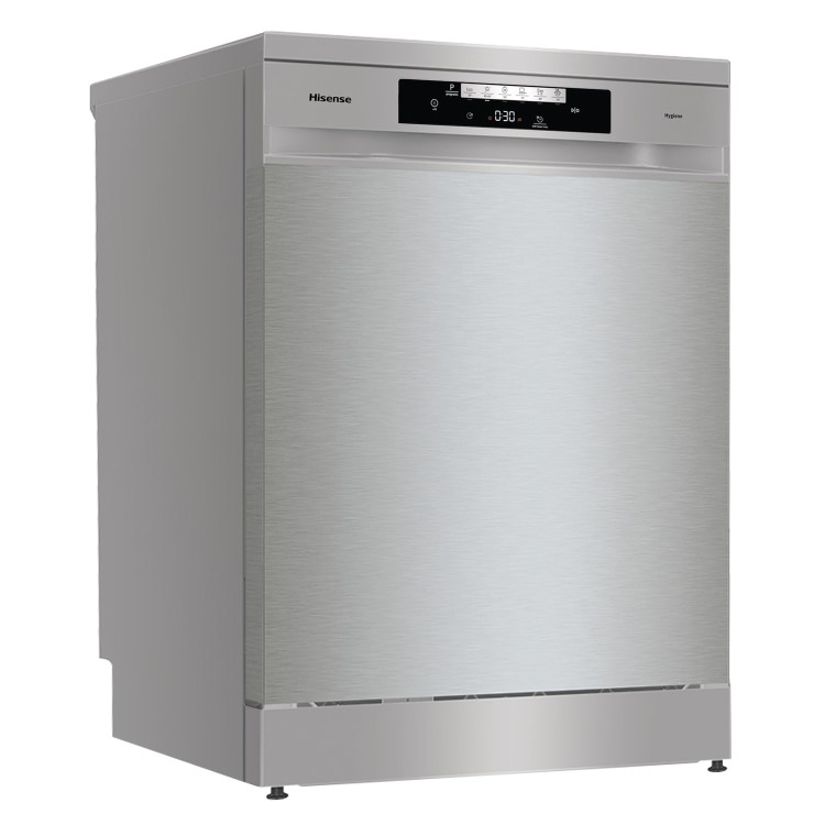 Refurbished Hisense HS643D60XUK 16 Place Freestanding Dishwasher Stainless Steel