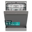 A2/HS673A90XUK Refurbished Hisense Freestanding Dishwasher Full Size, WiFi-enabled, 15 Minute Quick Wash Dishwasher, 16 Place Settings, graphite, A-rated