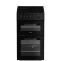 A2/HTE5VCB Refurbished GRADE A2 - Refurbished Hotpoint 50cm Electric Cooker - Black
