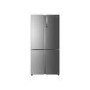 Refurbished Haier HTF-610DM7 Freestanding 712 Litre 70/30 Frost Free American Fridge Freezer Stainless Steel