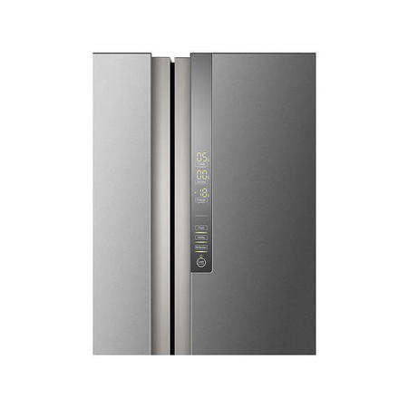Refurbished Haier HTF-610DM7 520 Litre American Fridge Freezer Stainless steel