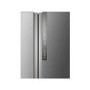 Refurbished Haier HTF-610DM7 Freestanding 712 Litre 70/30 Frost Free American Fridge Freezer Stainless Steel