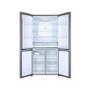 Refurbished Haier HTF-610DM7 520 Litre American Fridge Freezer Stainless steel