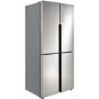 Refurbished Haier HTF-556DP6 Freestanding 456 Litre American Fridge Freezer Silver