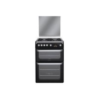 Refurbished Hotpoint HUG61K 60cm Double Oven Gas Cooker
