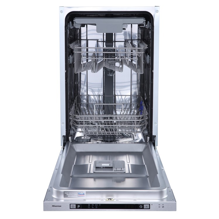 Refurbished Hisense HV523E15UK 10 Place Fully Integrated Slimline Dishwasher Silver