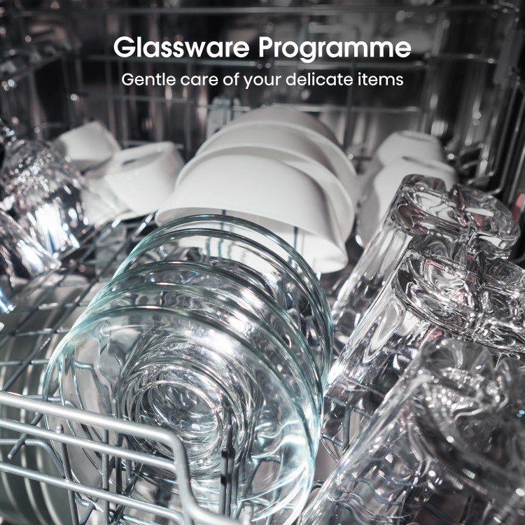 Refurbished Hisense HV523E15UK 10 Place Fully Integrated Slimline Dishwasher Silver