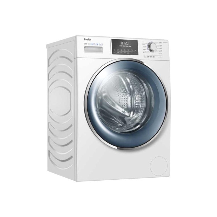 Refurbished Haier HW100B14876 Freestanding 10KG 1400 Spin Washing Machine White