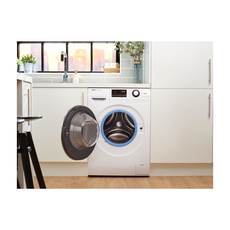 Haier HW80-B14636 8kg 1400rpm Freestanding Washing Machine - White