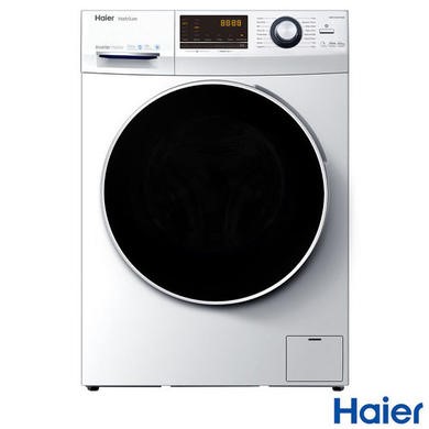 Refurbished Haier HWD100-BP14636 Freestanding 10/6KG 1400 Spin Washer Dryer White