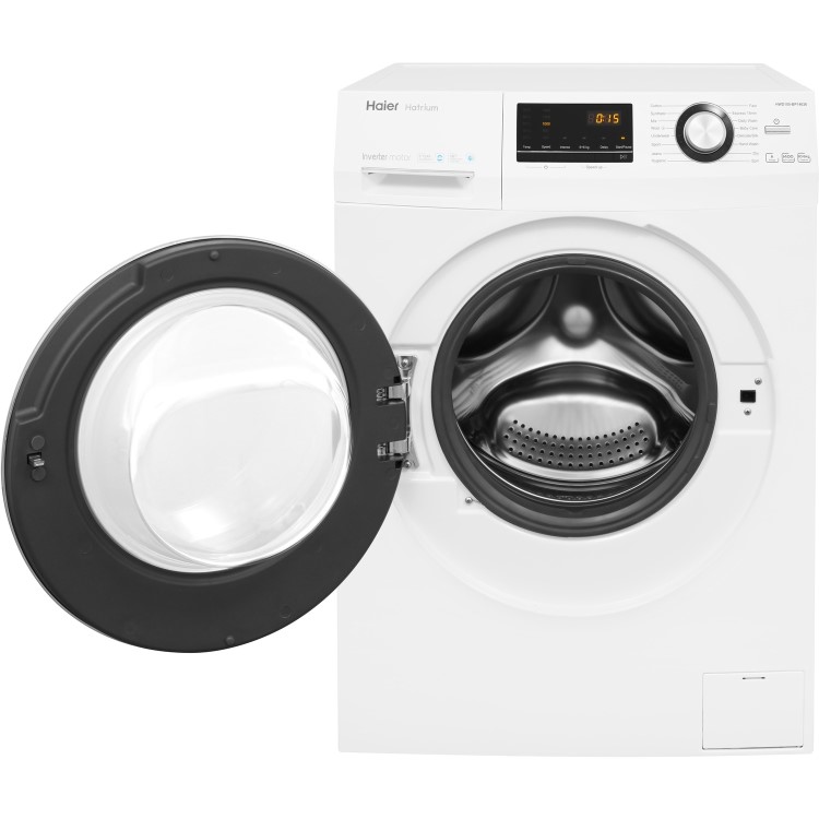 Haier HWD100-BP14636 10 Wash 6kg Dry 1400rpm Freestanding Washer Dryer - White